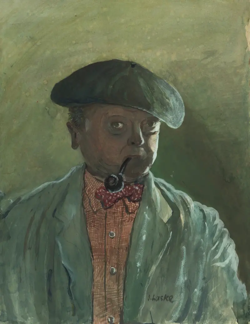 Autoportret, Oskar Laske