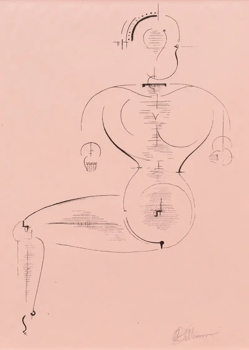 Figur H 2 von Oskar Schlemmer