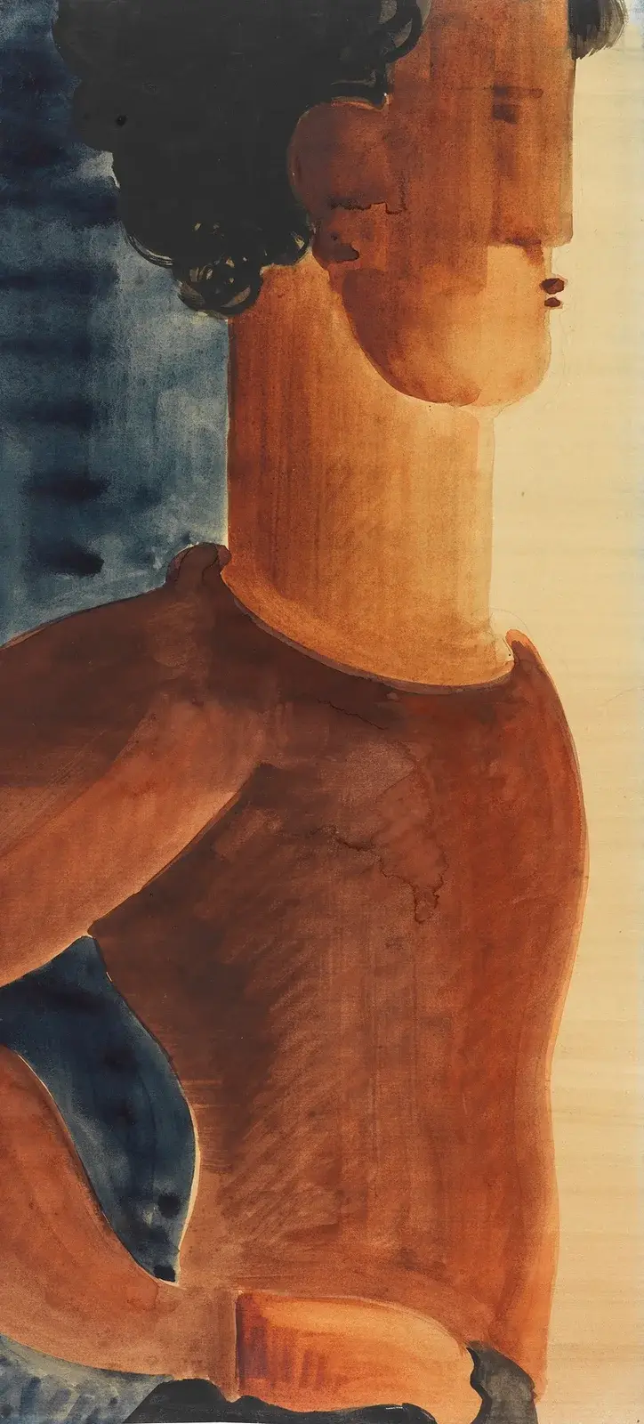 Jünglingsfigur romantisch von Oskar Schlemmer
