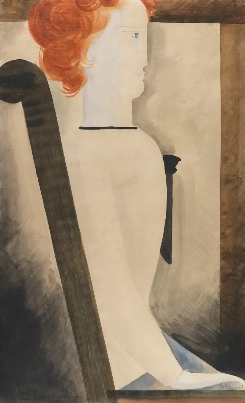 Sitzende von Oskar Schlemmer