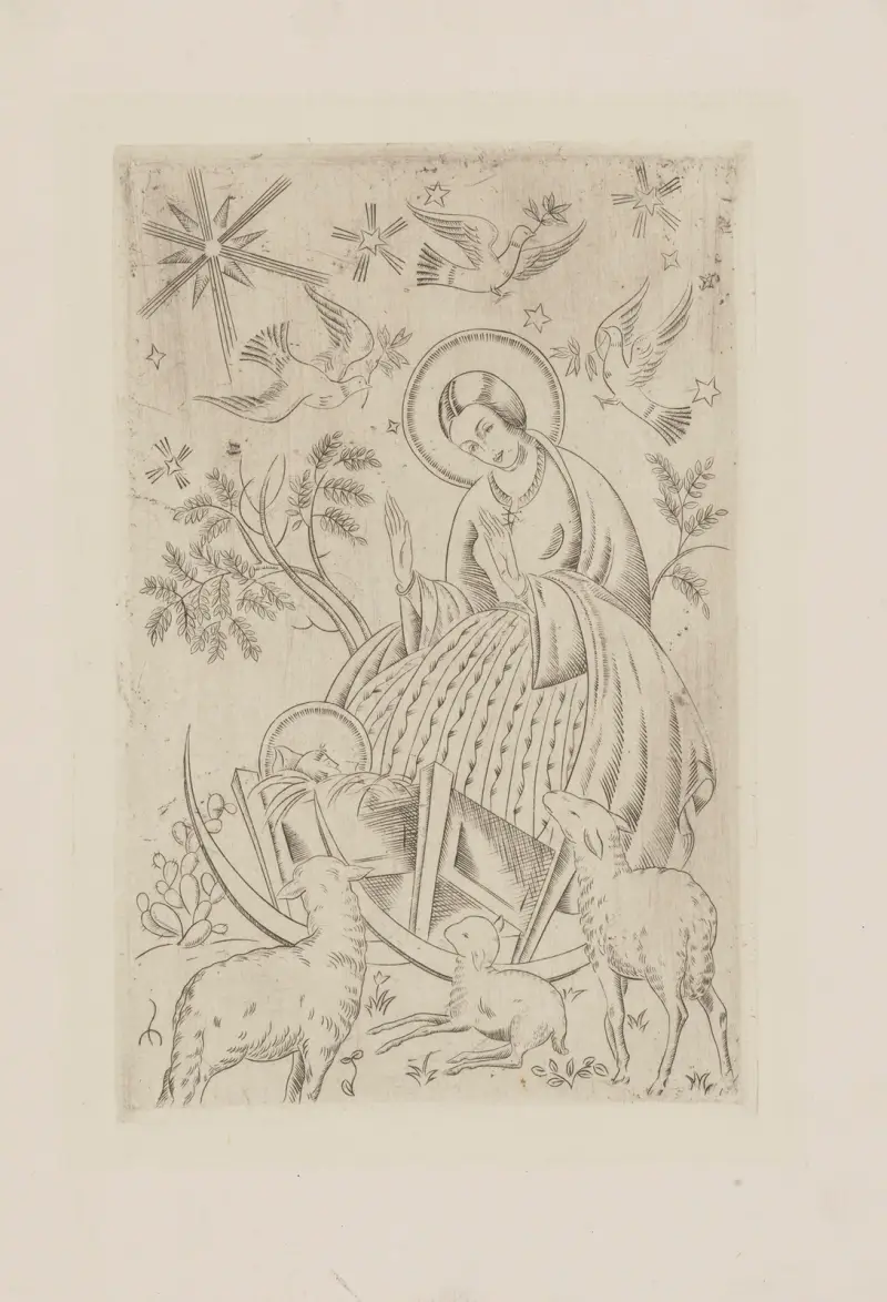 Anbetung des Kindes von Stanisław Ostoja-Chrostowski