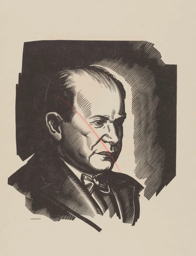Omslag till boken Był człowiek, co się Shakespeare zwał av Konrad Haemmerling, 1939 – nr 1 av Stanisław Ostoja-Chrostowski