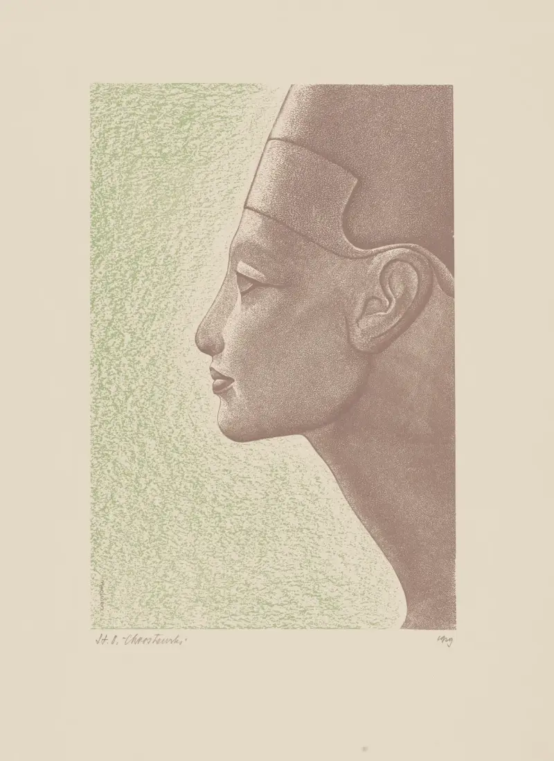 Omslag till boken Kleopatra. Życiorys Królowej av Emil Ludwig, 1939 – nr 2 av Stanisław Ostoja-Chrostowski