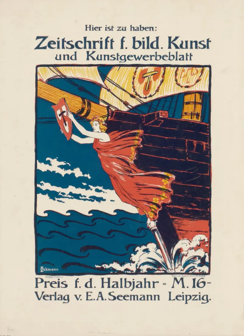 Hier zu haben; Zeitschrift für bildende Kunst und Kunstgewerbe von Otto Eckmann