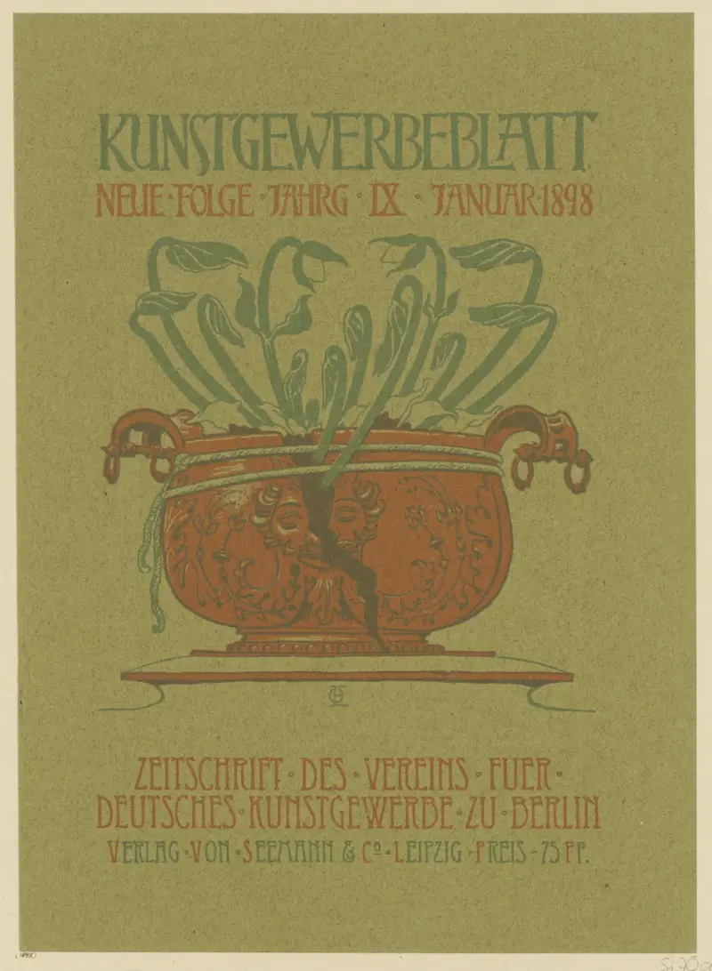 Kunstgewerbeblatt Neue Folge (Januar 1898), 1898 – nr 1 av Otto Eckmann