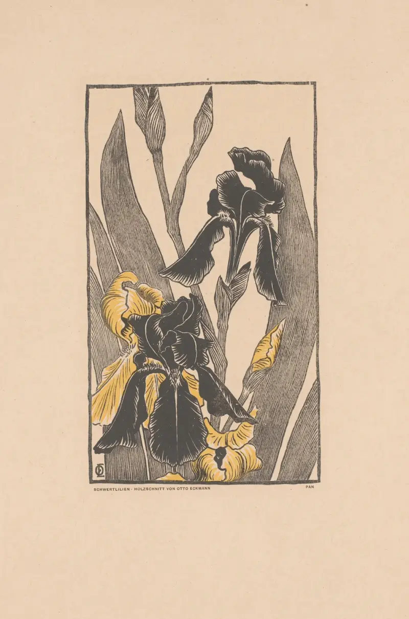 Schwertlilien, Otto Eckmann
