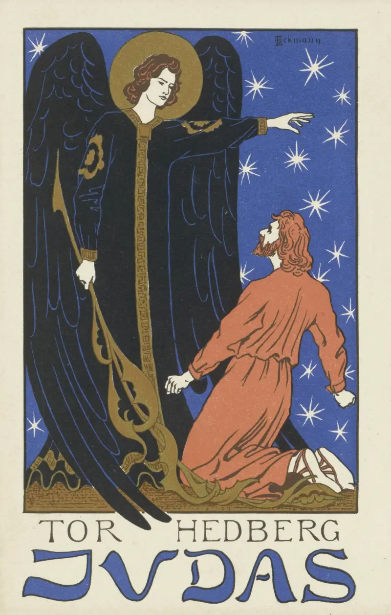 Okładka do "Judasza" Tora Hedberga, Otto Eckmann