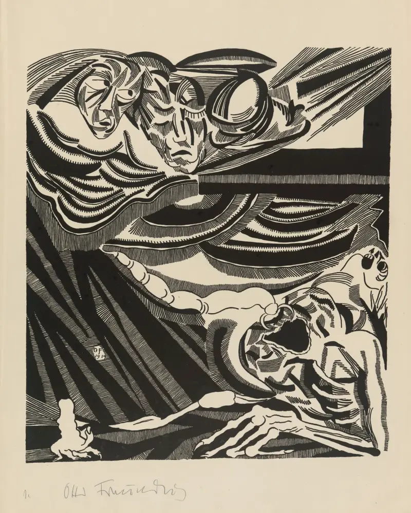 Die Zeichen, 1919 – Nr. 4 von Otto Freundlich