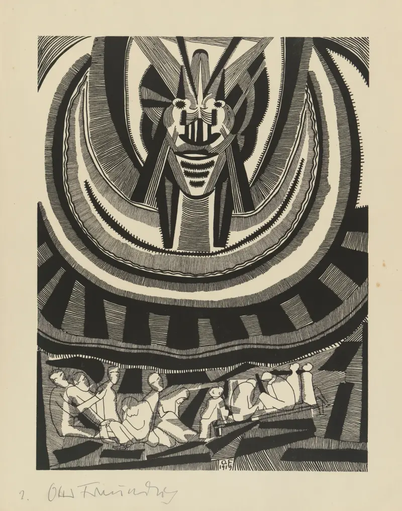 Die Zeichen, 1919 – Nr. 5 von Otto Freundlich