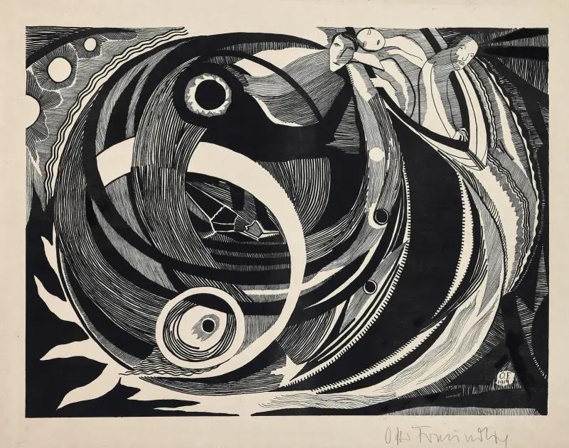 Znamení, list 1, Otto Freundlich