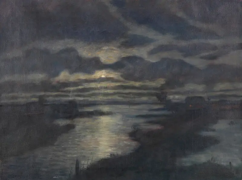 Noc księżycowa, Otto Modersohn