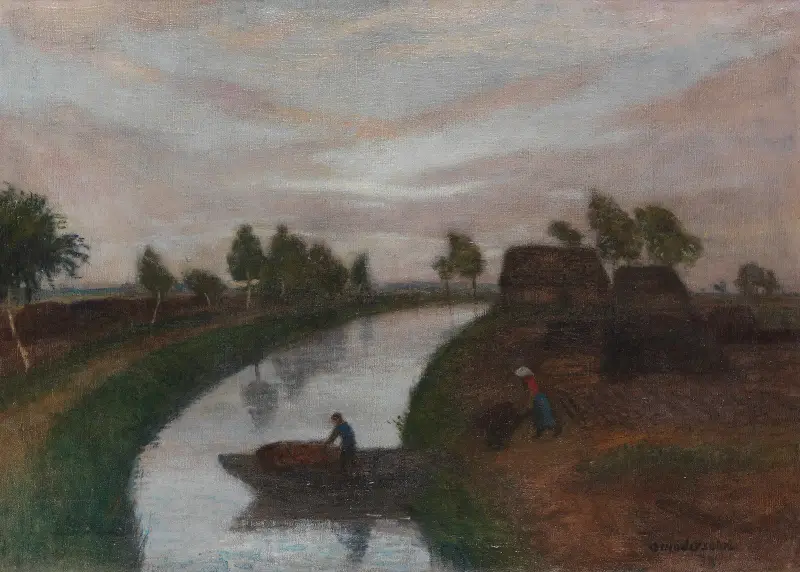 Letni wieczór na torfowisku, Otto Modersohn