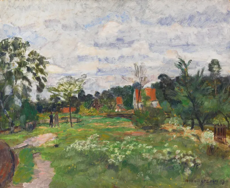 Letní krajina v Quelkhornu, Otto Modersohn