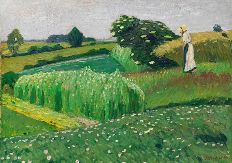 Sommarängar vid Fischerhude av Otto Modersohn