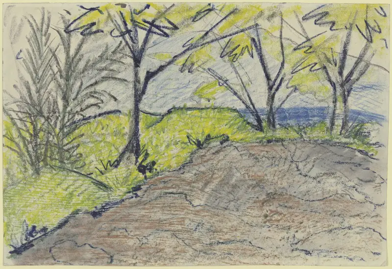 Landscape av Otto Mueller