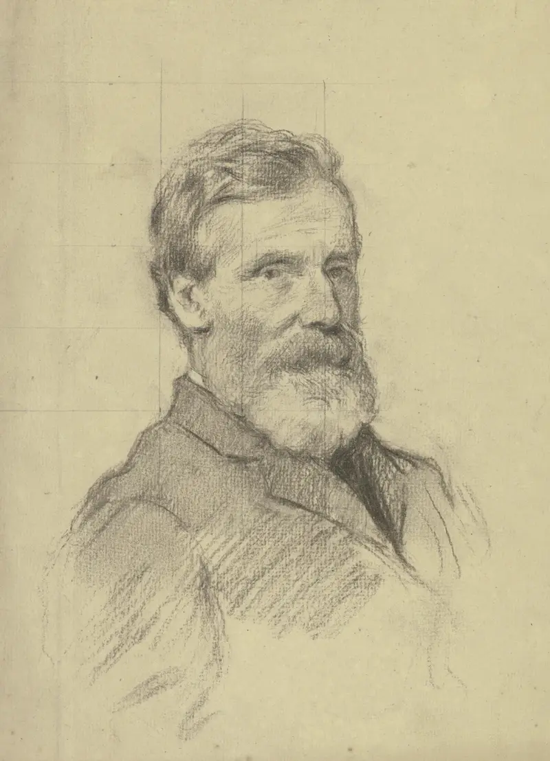 Bildnis Dr. George Bird av Otto Scholderer