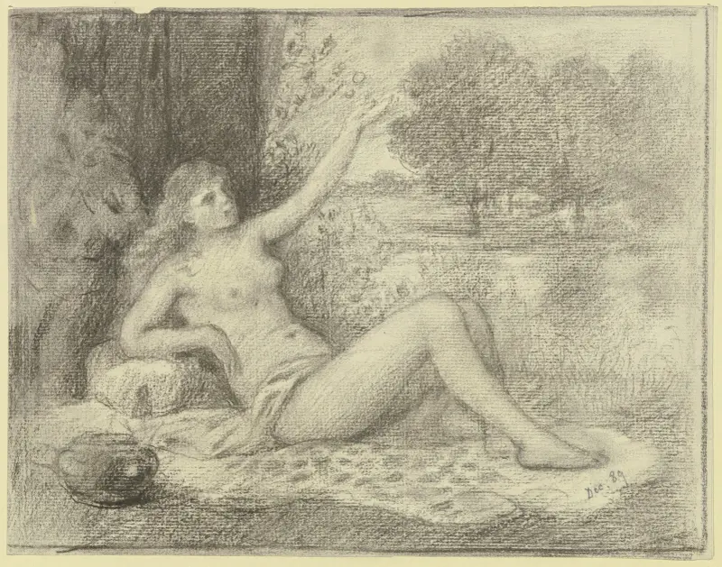 Danae av Otto Scholderer