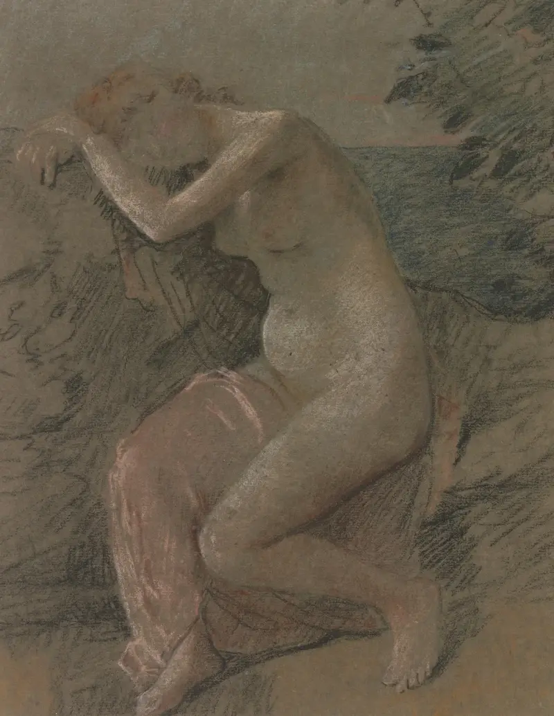 The nymph av Otto Scholderer