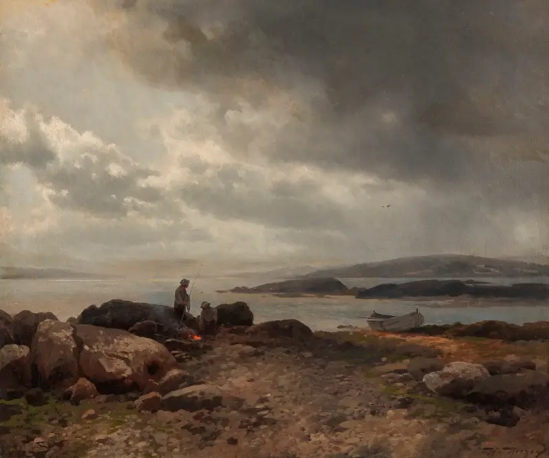 Maines kust av Hermann Ottomar Herzog