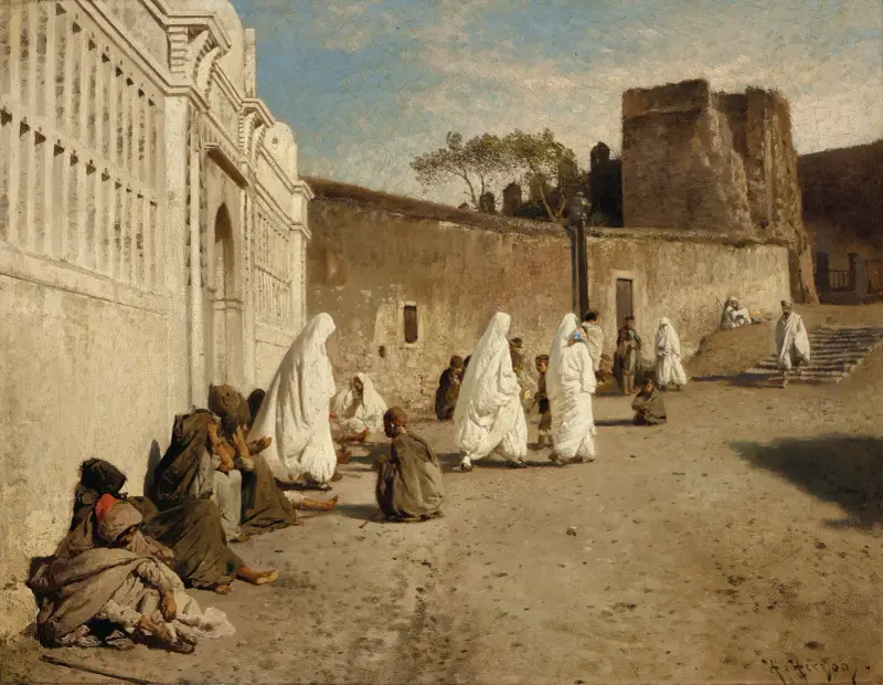 Entrén till Alhambra, Spanien av Hermann Ottomar Herzog