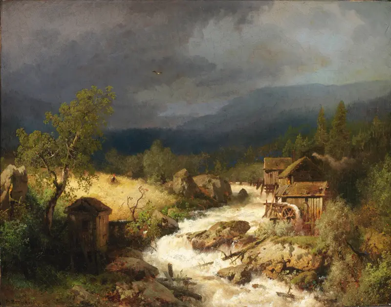 Mlýn u peřeje, Hermann Ottomar Herzog