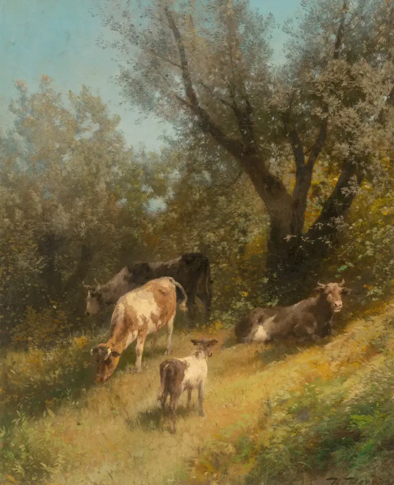 Sommerweide, Chester County von Hermann Ottomar Herzog