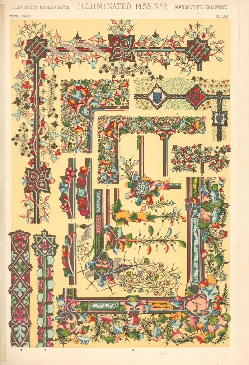 Illuminierte Handschriften Nr. 2 von Owen Jones