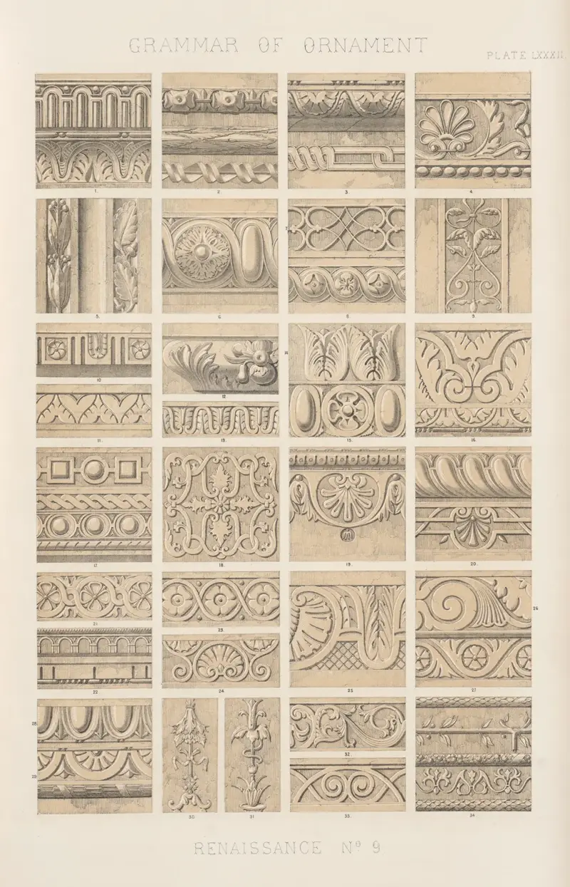 Renaissance No. 9, 1856 av Owen Jones