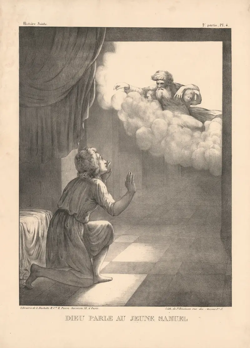 Gott spricht zum jungen Samuel von P. Bineteau