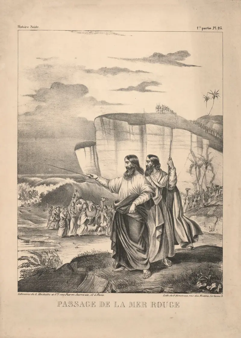Passage de la mer Rouge av P. Bineteau