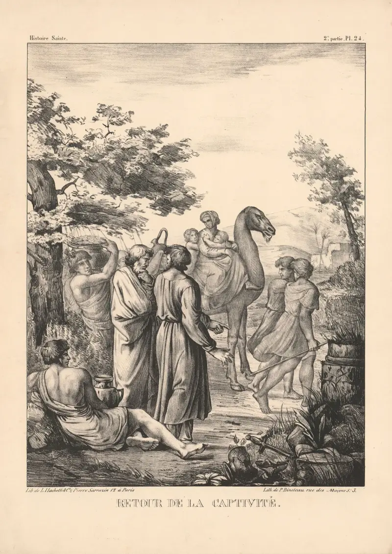 Rückkehr aus der Gefangenschaft von P. Bineteau