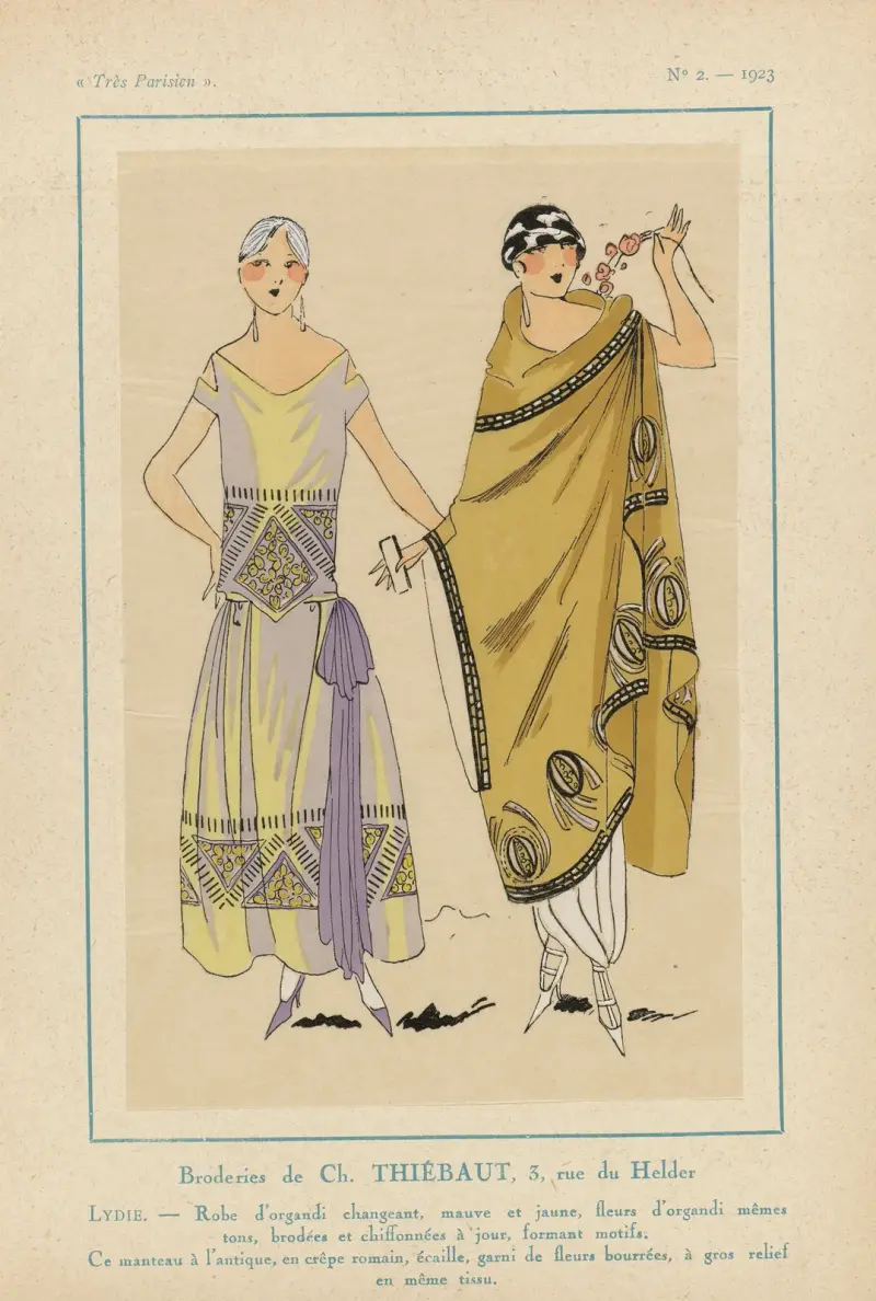 Stickereien von Ch. Thiébaut von G-P. Joumard