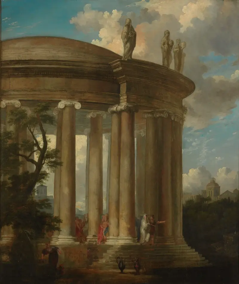 Dianas tempel av Giovanni Paolo Panini