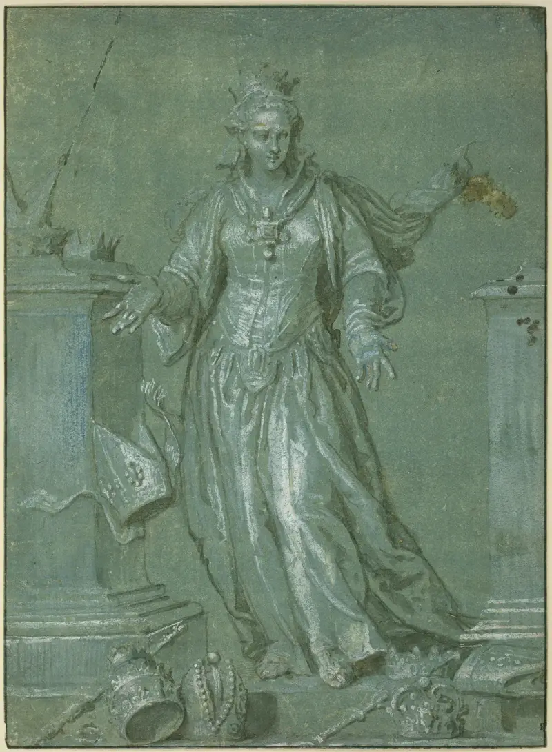 Allegori över 'Benifico' av Paolo Veronese