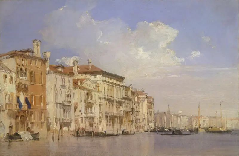 Canal Grande, Venedig av Richard Parkes Bonington