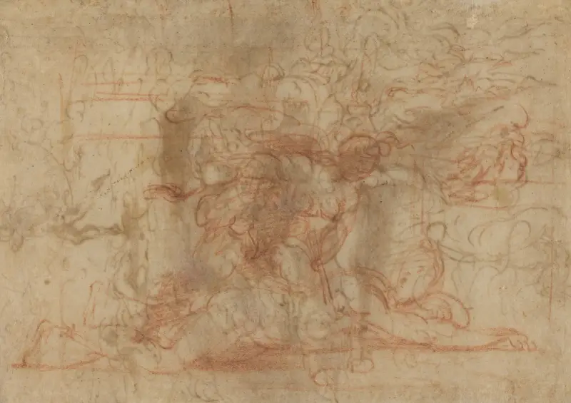 Jael a Sisera (verso), Parmigianino