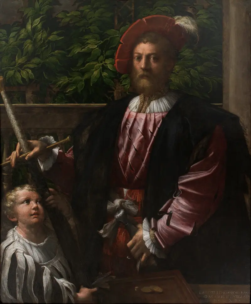 Porträt des Lorenzo Cybo von Parmigianino