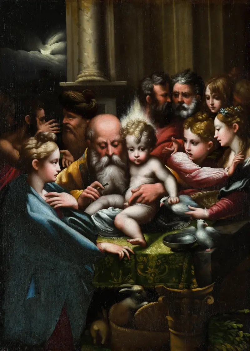 Die Beschneidung von Parmigianino