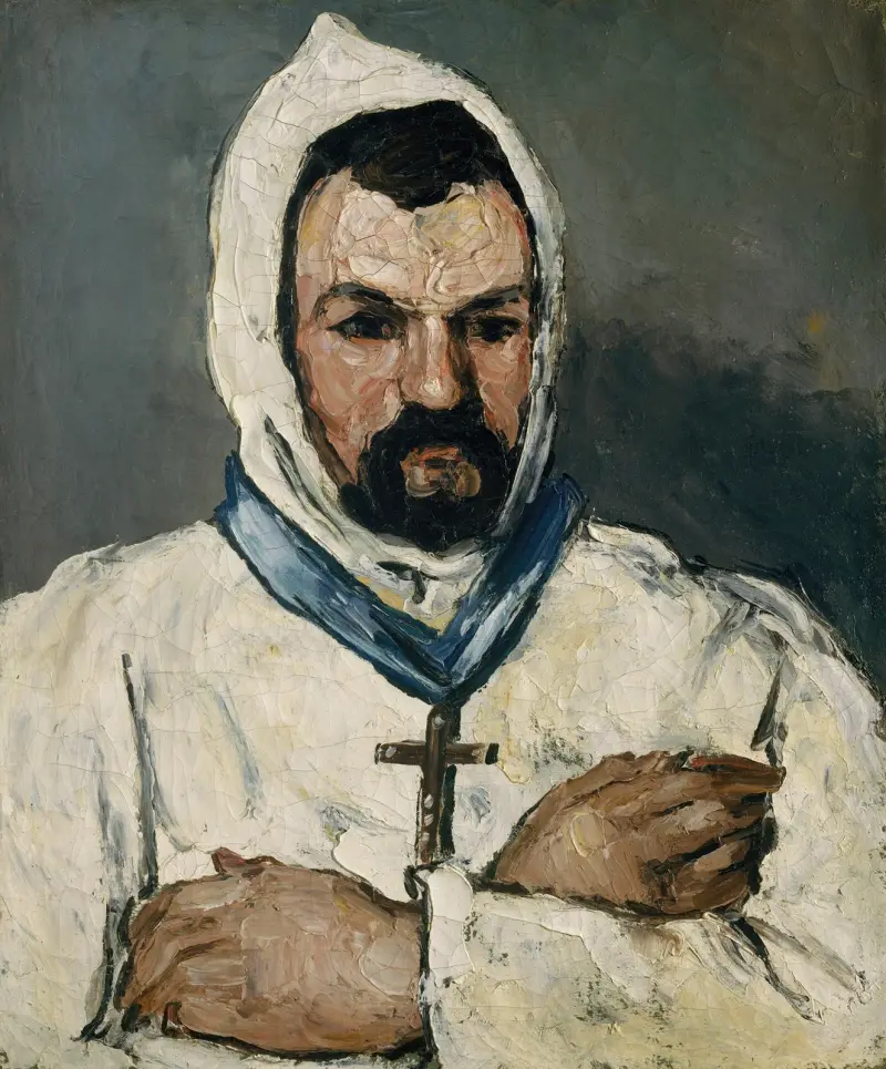 Antoine Dominique Sauveur Aubert (ur. 1817), wuj artysty, jako mnich, Paul Cézanne
