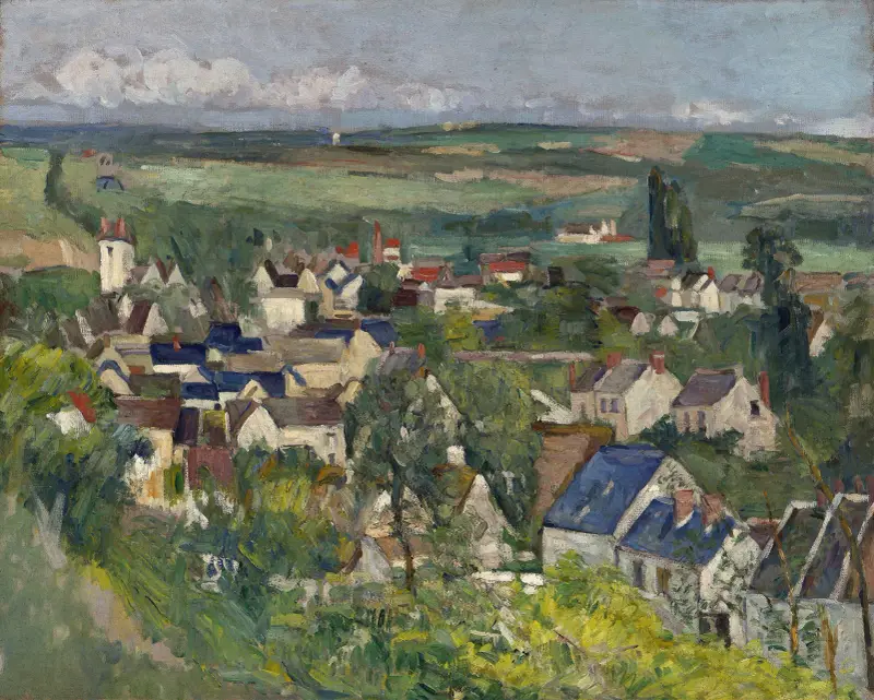 Panorama Auvers, Paul Cézanne