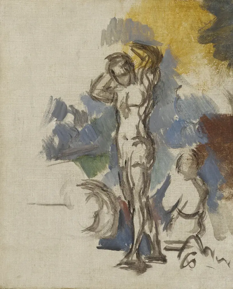 Badende, 1900 von Paul Cézanne