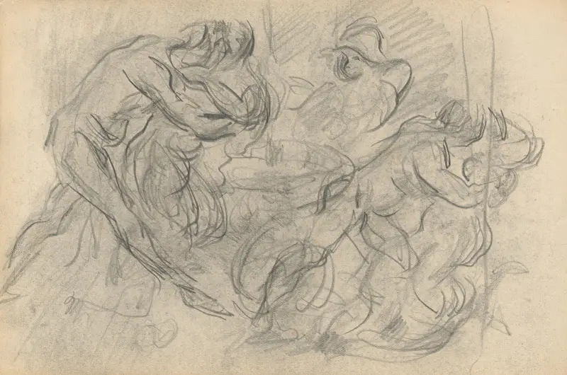 Karnevalsszene von Paul Cézanne
