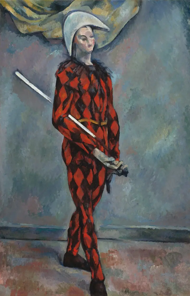 Harlequin av Paul Cézanne