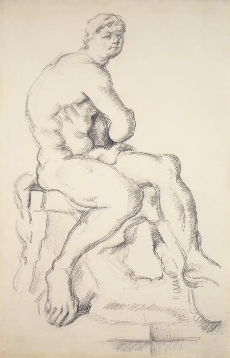 Odpoczywający Herkules, Paul Cézanne