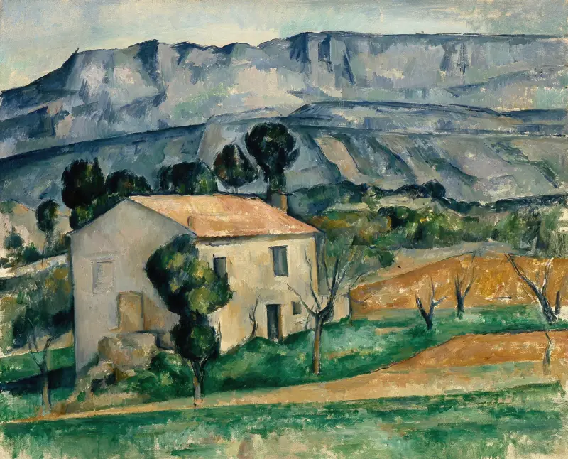 Dom w Prowansji, Paul Cézanne