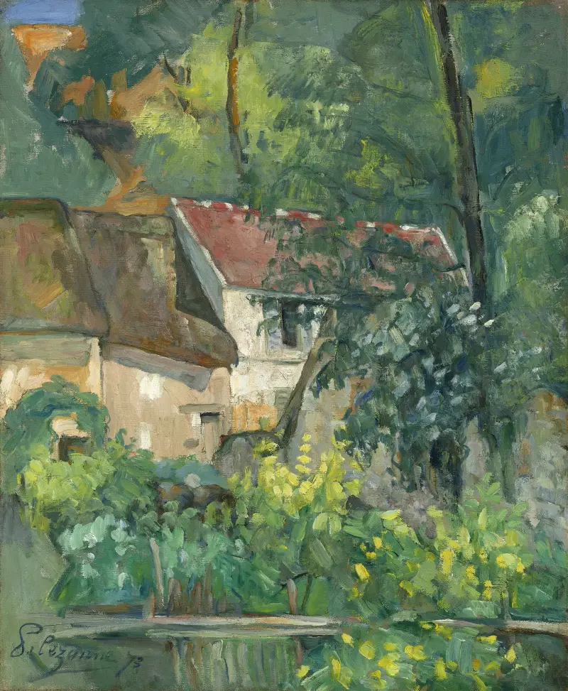 Père Lacroix hus av Paul Cézanne
