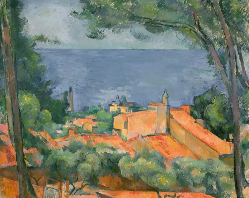 L’Estaque aux toits rouges av Paul Cézanne