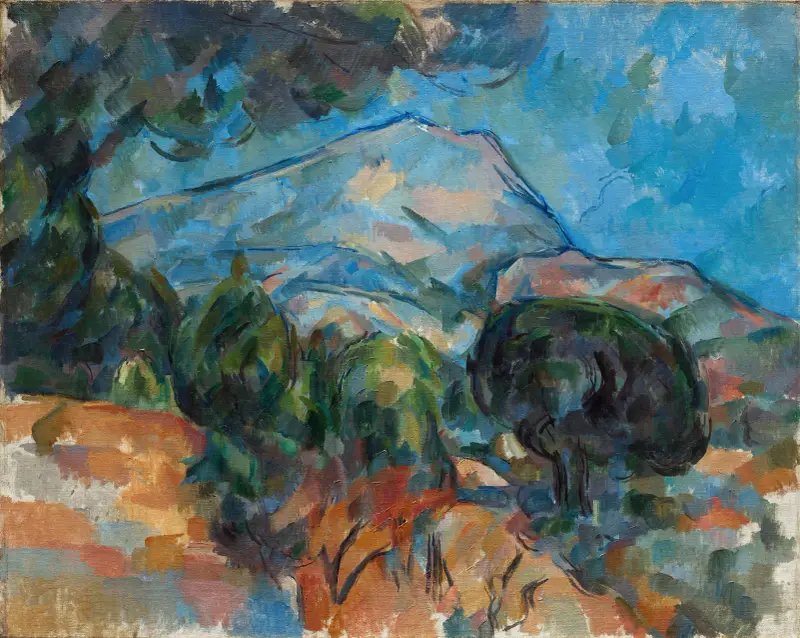 Der Berg Sainte-Victoire von Paul Cézanne