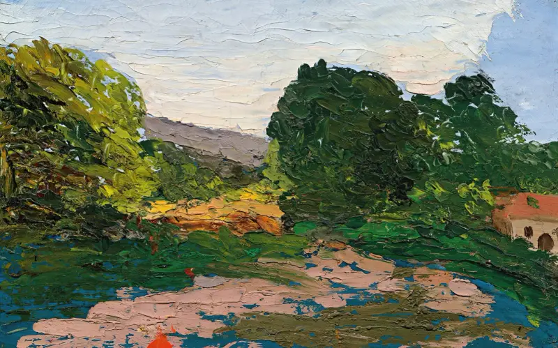 Krajina v Midi, Paul Cézanne