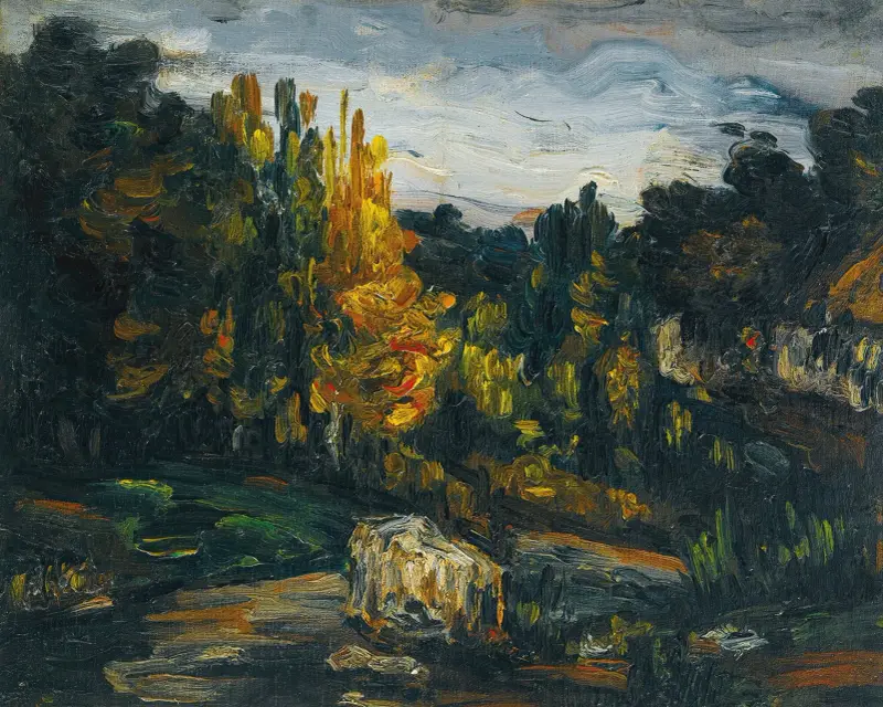Krajobraz, 1866, Paul Cézanne